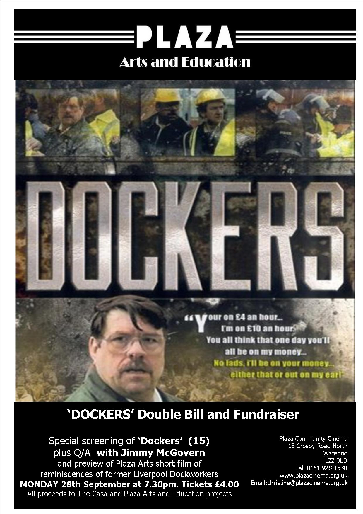 Dockers | Q & A with Jimmy McGovern | Plaza Cinema