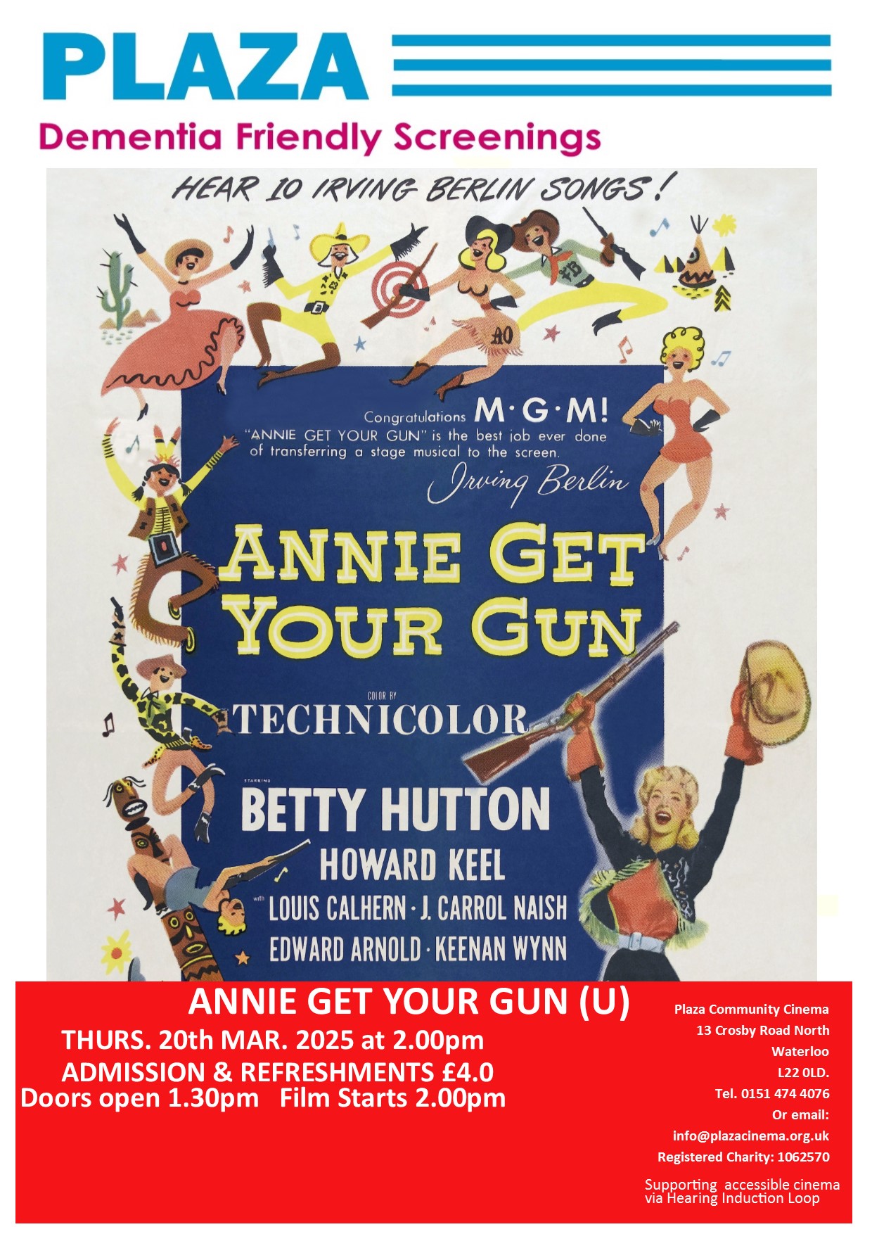 Dementia Friendly - Annie Get Your Gun