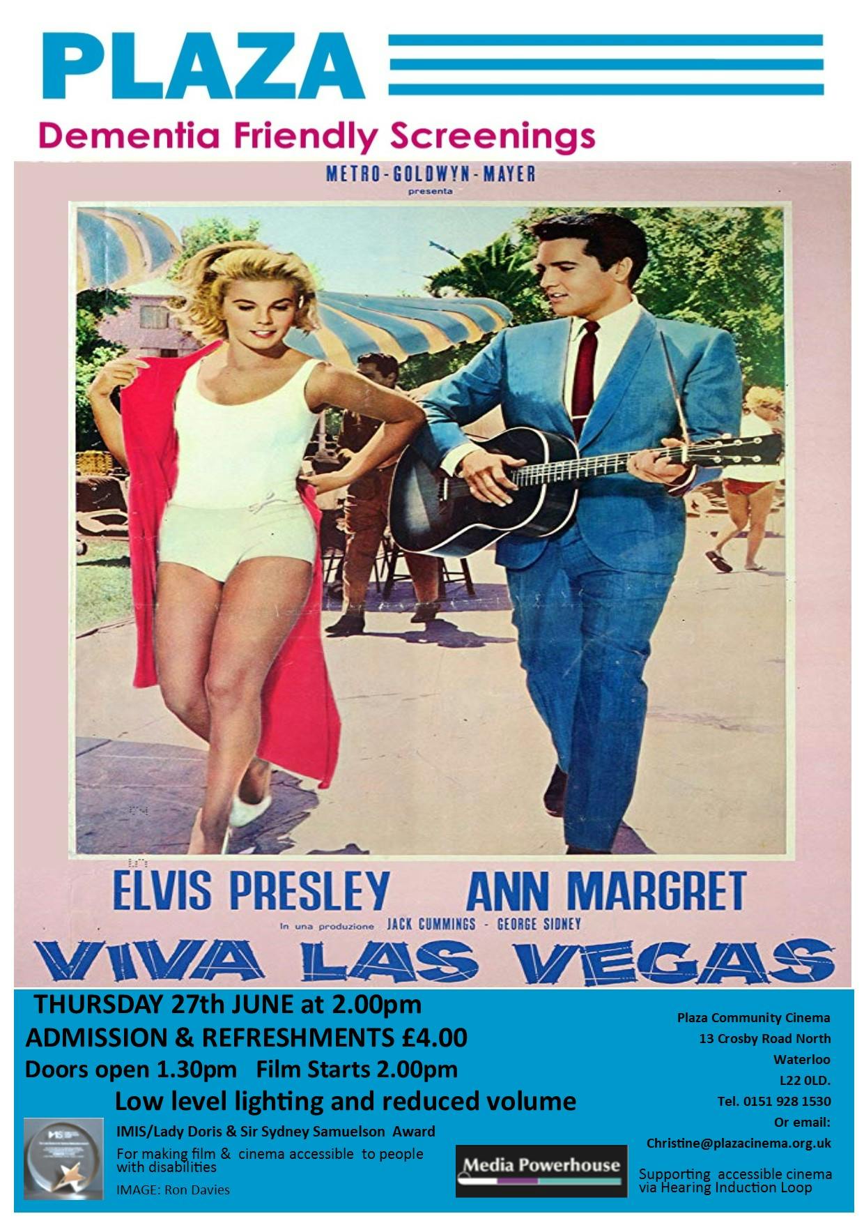 Dementia Friendly Screening | Viva Las Vegas | Plaza Cinema