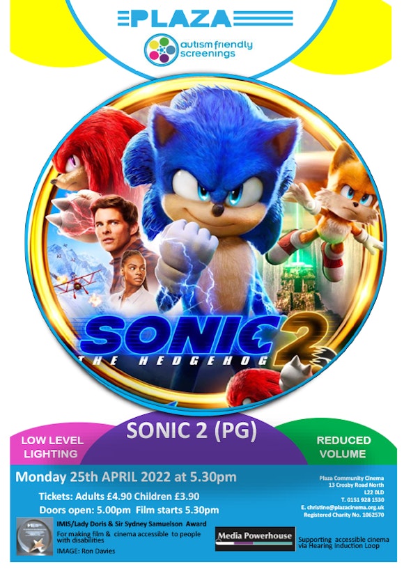 Sonic The Hedgehog 2 Movie Film Poster
