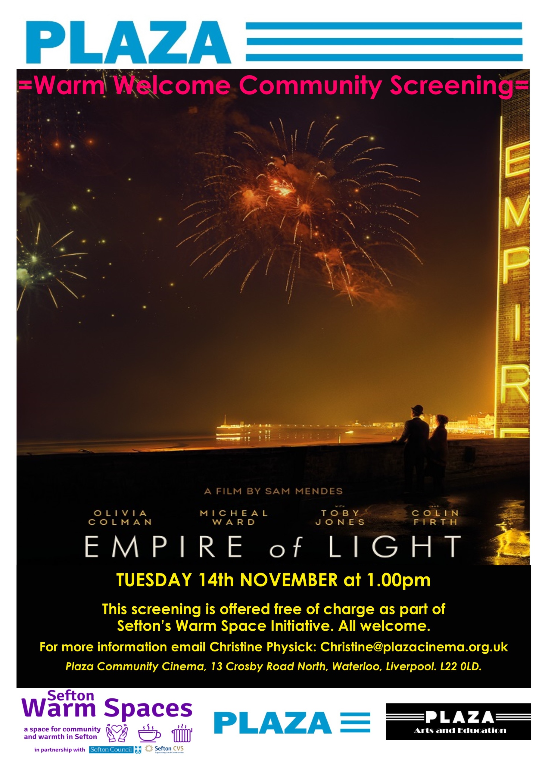 Warm Welcome Screening - Empire of Light