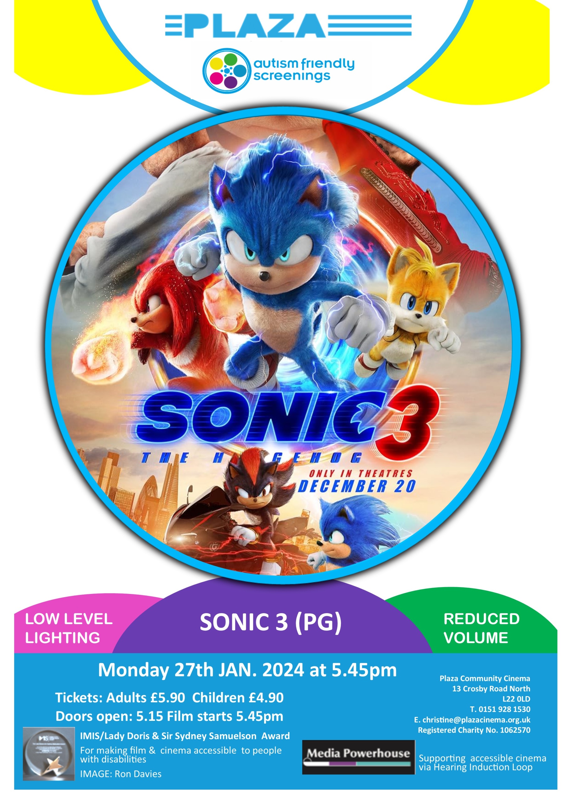 Autism & Disability Screening - Sonic the Hedgehog 3