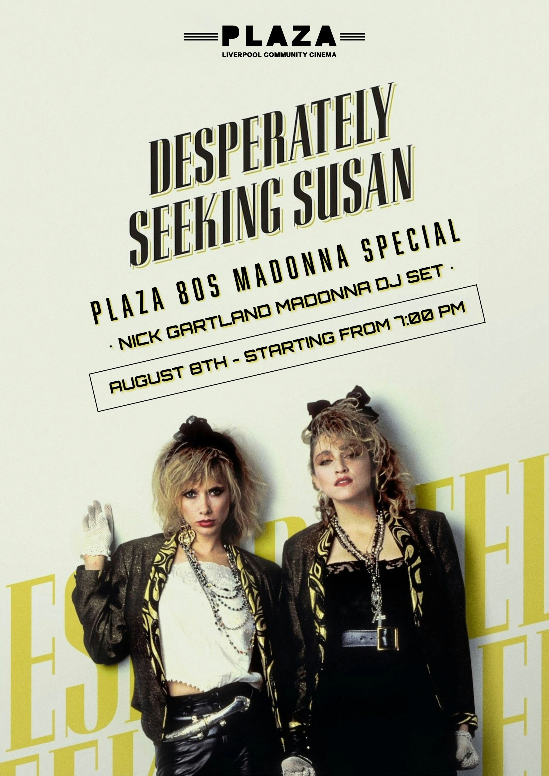 Plaza 80s Madonna Special - Desperately Seeking Susan